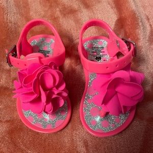 Hot Pink baby shoes size 3